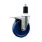 Service Caster 5'' Solid Poly Swivel 1-1/2'' Expanding Stem Caster Total Lock Brake SCC-EXTTL20S514-SPUS-112 - alternate 1